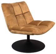 Dutchbone Bar Velvet Fluwelen Draaifauteuil Honing