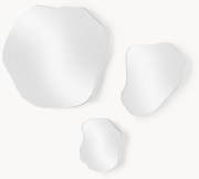 Frameloze wandspiegelset Lia in organische vorm, set van 3