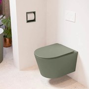 Mondiaz Lavie toiletpot randloos met softclose zitting army