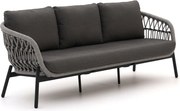 + 10% kassakorting | Loungebank Tuin Bellagio   | Rope (touw) | 3 personen | Tuinbank Grijs | 215cm | Incl. kussens | Kees Smit Tuinmeubelen