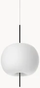 Dimbare hanglamp Kushi, mondgeblazen