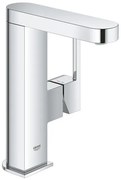 GROHE Plus waterbesparende wastafelkraan M-size met gladdy body en push open waste chroom 23872003