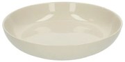 Diep bord, steengoed, beige, spikkel,Ø 22,5 cm