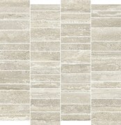 Navale Travertin mozaïek 30x30cm beige gerectificeerd