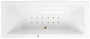 Lambini Designs Cube bubbelbad 170x75cm elektronisch met 12 aerojets goud