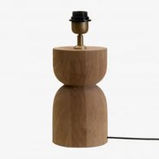 Diniz Tafellampvoet Mangohout & ↑20 Cm - Sklum