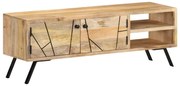 vidaXL Tv-meubel 110x30x40 cm massief mangohout