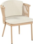 Tuinstoel Rope Taupe-naturel-bruin Hartman Toledo cappuccino