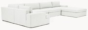 Modulaire U-bank Russell met afneembaar hoezen