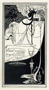 Kunstreproductie I kissed your mouth, John,  1894, Beardsley, Aubrey