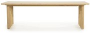 Eleonora Jake Design Eettafel Eiken Naturel 250x100 Cm - 250 X 100cm.