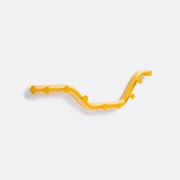 Metalen wandkapstok in gekleurd staal, 8 haken, Tubi