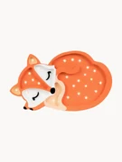 Handgemaakte LED-kinderlamp Fox met timerfunctie en afstandsbediening, dimbaar