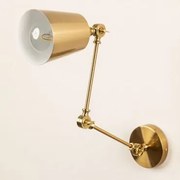 Floy Goud Ijzeren Wandlamp Goud - Sklum