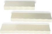 By-Boo Prinz Wandrek Set Van 3 Beige - 66x14x4cm.
