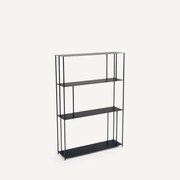 Metalen boekenrek H117 cm, Parallel XS slim