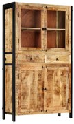 vidaXL Hoge kast 100x40x175 cm massief mangohout