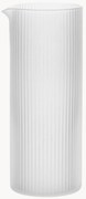 Mondgeblazen karaf Ripple met groefreliëf, 400 ml