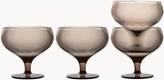 Champagneglazen Billi, 4-delig