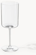 Witte wijnglazen Xavia van kristalglas, 4 stuks