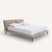 Bed in linnen met bedbodem, Aurore design E. Gallina