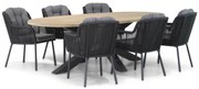 Tuinset 6 personen 240 cm Rope Grijs Santika Furniture Santika