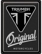 Metalen bord Triumph - Original Motorcycles