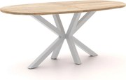 + 10% kassakorting | Bartafel ROUGH | Ovaal | Tuintafel Teakhout | 240x120cm | 6 personen | Kees Smit Tuinmeubelen