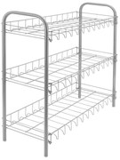 Metaltex Schoenenrek 3-laags Shoe 3 zilvergrijs