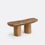 Kleine kruk in teak, Ustabo