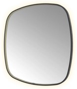 Hotbath &More Contour spiegel deens ovaal 100x100cm geborsteld zwart PVD