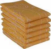 Theedoek keukentools – 6 stuks – 50×70 - geel