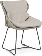 Tuinstoel Rope Taupe-naturel-bruin Santika Samari mocha
