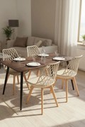 Set 4 Mima Stoelen