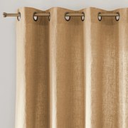 Gordijn in gewassen linnen met oogjes Onega