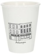 Gevel mok, Antwerpen Vleminck, porselein, 200 ml