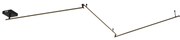 Plafondlamp zwart 300 cm incl. LED 3-staps dimbaar verstelbaar - Annuschka Design Binnenverlichting Lamp
