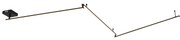 Plafondlamp zwart 300 cm incl. LED 3-staps dimbaar verstelbaar - Annuschka