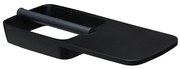 Tiger Tess Toiletrolhouder met planchet Zwart Antraciet 1329120746