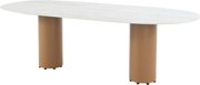 Dining Tuintafel 240x105 cm Aluminium/Ceramic stone Taupe Colorado