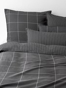 Omkeerbaar geruit flanellen dekbedovertrek Noelle van katoen