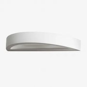 Led-wandlamp In Gips Bertina Wit - Sklum