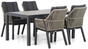 Tuinset 4 personen 164 cm Rope Taupe Lifestyle Garden Furniture Verona/Residence