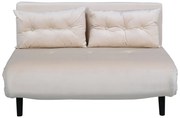 Jörn Slaapbank - Nora - Beige - Fluweel - Design - Jörn