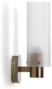 Wandlamp glas/metaal, Strozzi design E.Gallina