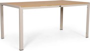 Dining Tuintafel rechthoekig 160x90 cm Zand/Beige Creta