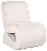 Richmond Interiors Frankie Design Fauteuil Ronde Vormen Creme Wit