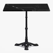 Roma Marmeren Bartafel Zwart Marmer & Vierkant & Zwart - Sklum