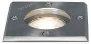 Grondspot staal 10,5 cm IP65 - Basic Square