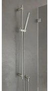 Hotbath Archie glijstang 90 cm met wanduitlaat doucheslang 150cm en handdouche RVS AR307IX